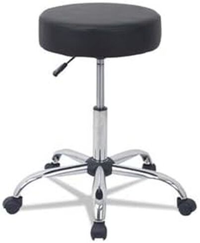 ALE Height Adjustable Lab Stool, Black in Saudi Arabia