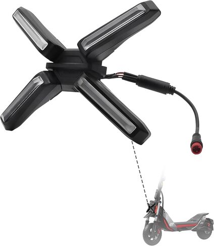 STIO Scooter X-Type Position Light متوافق مع NINEBOT بواسطة Segway ZT3 Pro Rickscooter مصباح أمامي على شكل حرف X بديل مصباح أمامي ZT3 البديل ZT3 الأصلي in Saudi Arabia