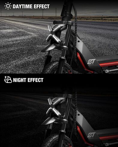 STIO Scooter X-Type Position Light متوافق مع NINEBOT بواسطة Segway ZT3 Pro Rickscooter مصباح أمامي على شكل حرف X بديل مصباح أمامي ZT3 البديل ZT3 الأصلي in Saudi Arabia