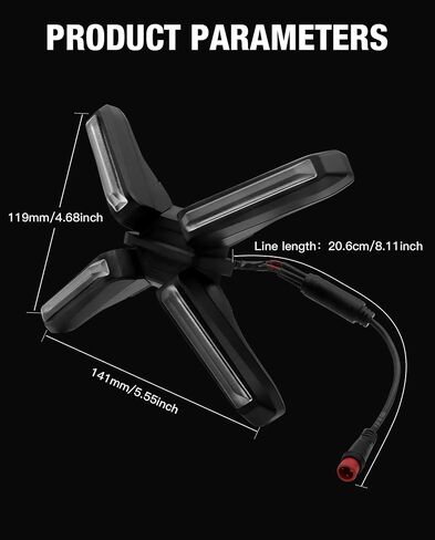 STIO Scooter X-Type Position Light متوافق مع NINEBOT بواسطة Segway ZT3 Pro Rickscooter مصباح أمامي على شكل حرف X بديل مصباح أمامي ZT3 البديل ZT3 الأصلي in Saudi Arabia