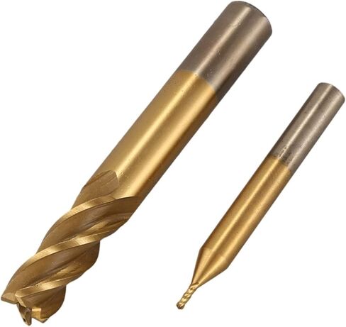 قاطع طحن CNC العام بتات HSS 4-Blade مستقيمة الطحن الطحن القاطع 1.5-10 مم مجموعة قطع الطحن in Kuwait