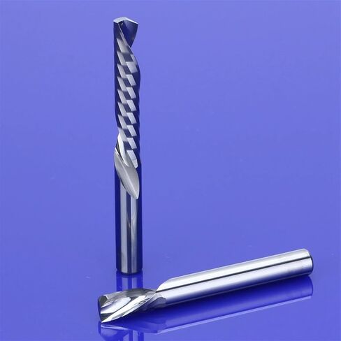 3.175/4/5/6 مم شانك يركان أسفل القطع المقطع التوجه البولي CNC طحن كاربايد طحن كاربايد (4x25x50L) in Kuwait