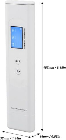 Portable Water Quality Tester 6 in 1 TDS EC COD Meter Test Pen High Accuracy for Drinking Water Environmental Monitoring with Battery in Saudi Arabia