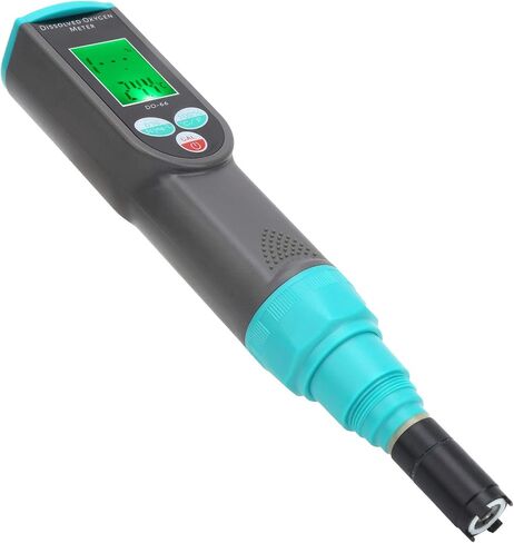 Dissolved Oxygen Meter with Automatic Calibration, Integrated Chip, for Aquaculture, ABS Material in Saudi Arabia
