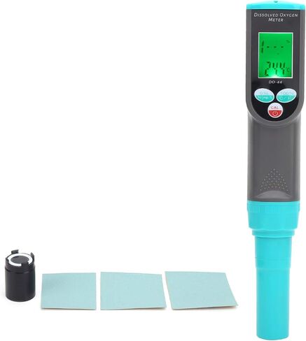 Dissolved Oxygen Meter with Automatic Calibration, Integrated Chip, for Aquaculture, ABS Material in Saudi Arabia