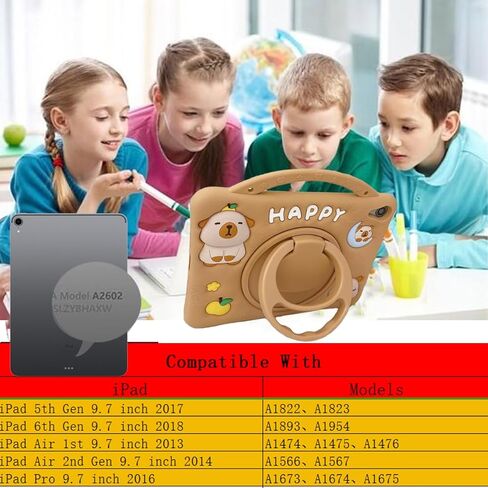 3D Cute Press Capybara Case for iPad 10th Generation (2022) in Kuwait