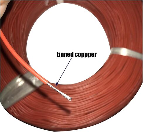 UL (PVC) الأسلاك والكابل 20AWG 22AWG UL3239 3KV 200C 5 أمتار تغليف مطاط سيليكون نحاسي معزول مع عزل جديلة L+E+D سلك SR (أبيض) in Saudi Arabia
