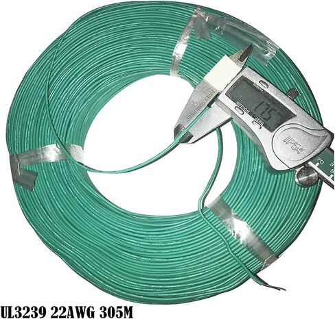 UL (PVC) الأسلاك والكابل 20AWG 22AWG UL3239 3KV 200C 5 أمتار تغليف مطاط سيليكون نحاسي معزول مع عزل جديلة L+E+D سلك SR (أبيض) in Saudi Arabia