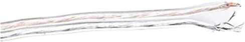 UL (PVC) Wire and Cable Transparent Wire Gold and Silver Speaker Wire 50m 22AWG Tinned Bare Copper PVC Transparent Parallel Line Audio L+E+D Lamp Wire in Saudi Arabia