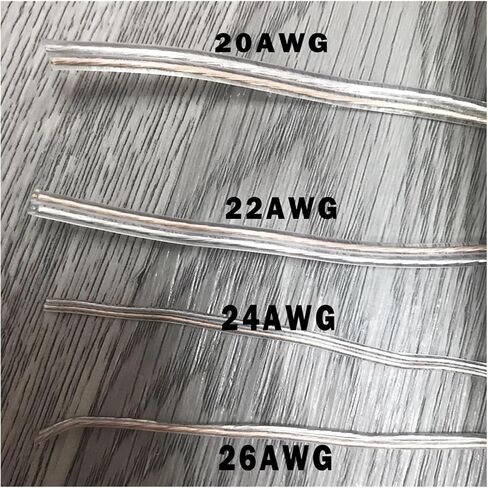 UL (PVC) Wire and Cable Transparent Wire Gold and Silver Speaker Wire 50m 22AWG Tinned Bare Copper PVC Transparent Parallel Line Audio L+E+D Lamp Wire in Saudi Arabia
