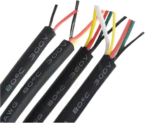 UL (PVC) السلك والكابل 10 أمتار 2C/3C/4C/5C 20AWG كابل السترة PVC متعددة النواة سلك كابل الصوت النحاسي سلك (20AWG 4CORE) in Saudi Arabia