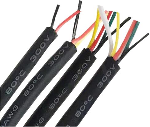 UL (PVC) السلك والكابل 10 أمتار 2C/3C/4C/5C 20AWG كابل السترة PVC متعددة النواة سلك كابل الصوت النحاسي سلك (20AWG 4CORE) in Saudi Arabia