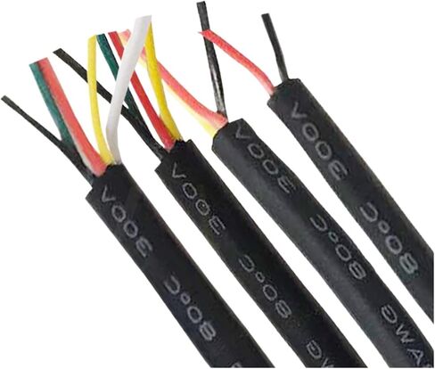 UL (PVC) Wire and Cable 2C/3C/4C/5C/6C/7C/8C/9C/10 Core Multi-core Tinned Copper Wire Audio Video Cable 24 AWG Signal Wire Power Cable(24AWG 8core) in Saudi Arabia