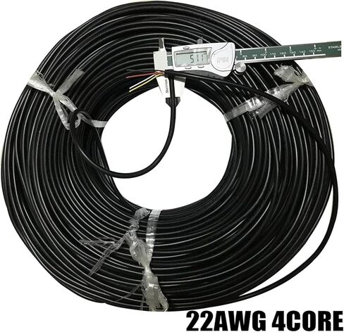 UL (PVC) Wire and Cable 10Meters 2C/3C/4C/5C 22AWG Multi-core Tinned Copper Wire PVC Jacket Cable Audio Cable Signal Wire Power Cable(22AWG 5core) in Saudi Arabia