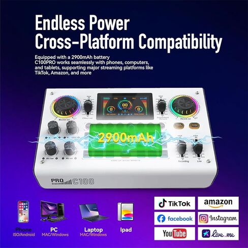 HICALL C100 PRO - P15 CONSING CARTOLE CART SOUND KIT - إلغاء الضوضاء الذكية ، التأثيرات الصوتية ، البطارية الطويلة ، المنصات المتقاطعة in Saudi Arabia
