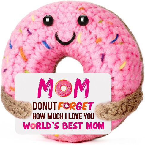 Bestie Gifts for Women Friend - Funny Cute Cool Handmade Knitted Donut for Female Woman Besties Best Friends BFF Soul Sister Coworker Friendship Birthday in Kuwait