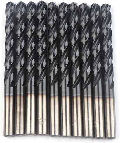 3MM-12.5mm M35 3 Plutes Twist Drill Bit للفولاذ المقاوم للصدأ (3/4/5/6/7/8/9/10/11/12.5 مم) 10pcs (7 مم 10 مساءً) in Kuwait