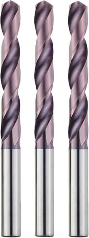8mm-9mmx80mm Spiral Flute Twist Drill Bit 3Pcs(8.9mm 3pc) in Saudi Arabia