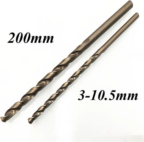3.0mm-10.5mmx200mm Long Twist Drill Bits 1Pcs(10mm 2pc) in Saudi Arabia