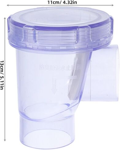 Gadpiparty PVC Water Pipe Anti-Backflow Check Valve, Way Non Return Valve for Kitchen Plumbing, Easy to Install, 5.11 X 4.33 X 4.13 Inch in Saudi Arabia