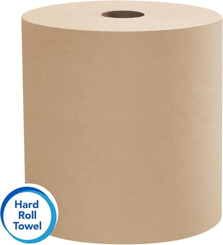Scott Professional Universal 100% Recycled Fiber Hard Roll Paper Towels, Bulk (56758), Hardwound 1.5' Core, Absorbency Pockets, Compressed, Brown (6 Rolls at 800' Each, 4,800'/Case) in Saudi Arabia