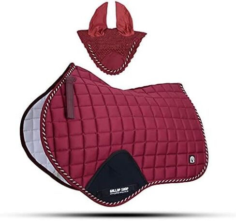 GLP Close Contact Jumping Saddle Cloth Numnah Saddle Pads Free Ear (Ship from USA) in Saudi Arabia