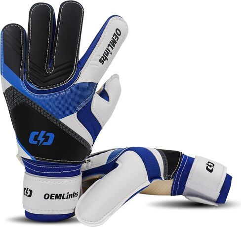 Youth&Adult Goalie Goalkeeper Gloves with Finger Protection Breathable Soccer Gloves with Strong Grips，6 Colors，Sizes 7-10 in Saudi Arabia
