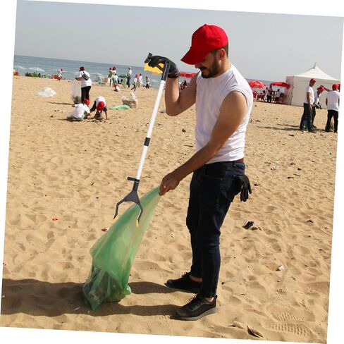Garneck Portable Trash Grabber Tool منتقي القمامة مع مقبض سهل الاستخدام للتجميع و Grabage Grabber المرئي للاستخدام في الهواء الطلق in Kuwait