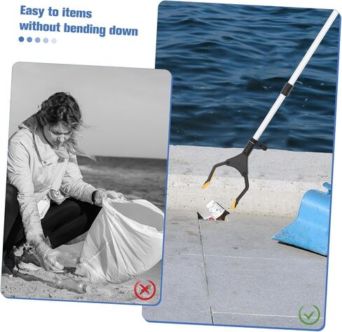 Garneck Portable Trash Grabber Tool منتقي القمامة مع مقبض سهل الاستخدام للتجميع و Grabage Grabber المرئي للاستخدام في الهواء الطلق in Kuwait
