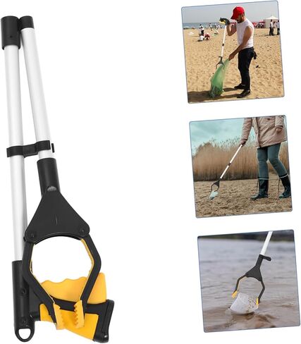Garneck Portable Trash Grabber Tool منتقي القمامة مع مقبض سهل الاستخدام للتجميع و Grabage Grabber المرئي للاستخدام في الهواء الطلق in Kuwait