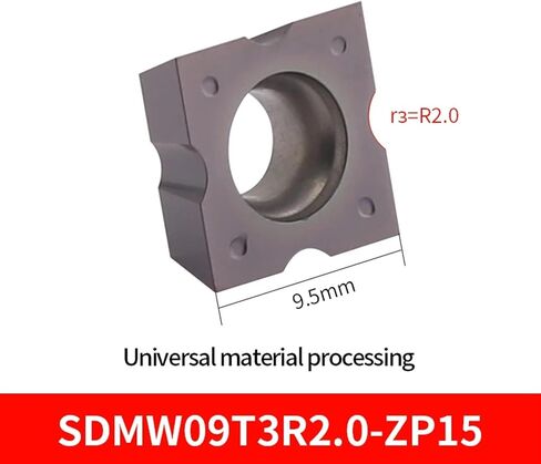 SDMW SNMA Coating Wear Chamfering SSDCN MSDNN Arc Fillet Carbide Inserts 5Pcs(SNMA1204R3.0-ZP15) in Kuwait