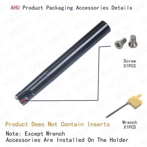 AHU10 أداة JDMT 1003 إدراج كربيد من سبيكة مطحنة مطحنة الشجرة القطع القطع طحن الكتف 1PCs (AHU10RC20-21-120-2T) in Kuwait