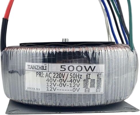 500W محول حلقي 220 فولت إلى مزدوج 40V مزدوج 12V AC تزويد الطاقة الجافة in Saudi Arabia