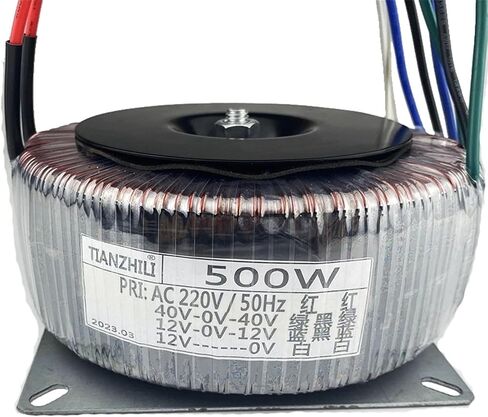 500W محول حلقي 220 فولت إلى مزدوج 40V مزدوج 12V AC تزويد الطاقة الجافة in Saudi Arabia