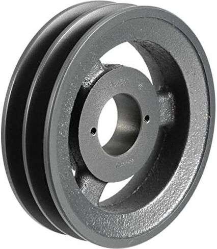 2AK61H Bushing Two Grooves Pulley Cast Iron for V-Belt Size 3L,4L OD: 5.95" Inch in Saudi Arabia