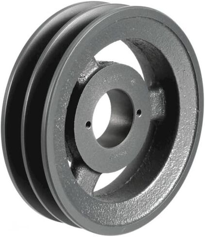 2AK61H Bushing Two Grooves Pulley Cast Iron for V-Belt Size 3L,4L OD: 5.95" Inch in Saudi Arabia