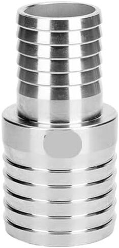 304 stainless steel reducer pagoda joint water pipe hose leather joint different diameter adapter pagoda head straight through leather joint 8-16mm(Outside diameter 13mm*10mm) in Saudi Arabia