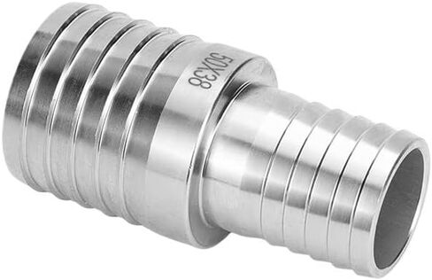304 stainless steel reducer pagoda joint water pipe hose leather joint different diameter adapter pagoda head straight through leather joint 8-16mm(Outside diameter 13mm*10mm) in Saudi Arabia