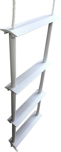 Pactrade Marine Inflatable Boat Kayak 4-Step White Folding PE Rope PVC Ladder for Emergency in Saudi Arabia