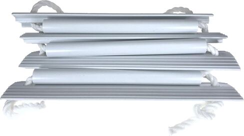 Pactrade Marine Inflatable Boat Kayak 4-Step White Folding PE Rope PVC Ladder for Emergency in Saudi Arabia