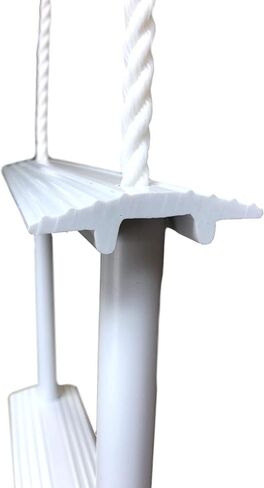 Pactrade Marine Inflatable Boat Kayak 4-Step White Folding PE Rope PVC Ladder for Emergency in Saudi Arabia