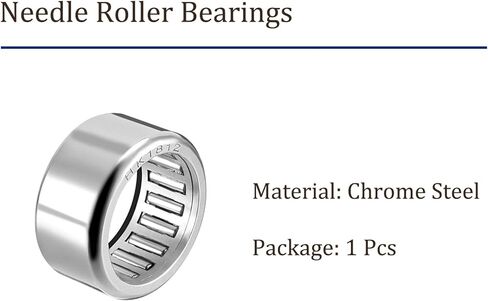 Kozelo HK2220 Needle Roller Bearings - [22mm x 28mm x 20mm] Open End for Gearbox Use, Chrome Steel Rollers in Kuwait