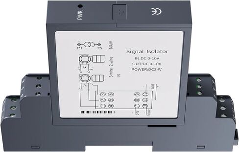 DC24V 1 في 1 خارج إشارة الجهد الإشارة 4-20MA 0-10V 0-5V 0-75MV إلى 0-20MA 0-10MA 35MM DIN RAIL TALADATOR (4-20MA input_dc24v supply_0-10MA OUTPUT) in Saudi Arabia