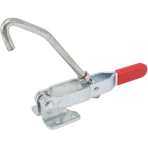 Qiilu Adjustable Pull Action Latch for Smoker, Tool Box, Woodworking Jigs and Fixtures - J Hook Type Toggle Clamp Quick Holding Draw Latch Action Pull Hook Type Mechanical Toggle in Saudi Arabia