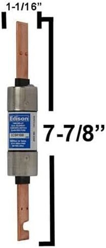 (Box of 5) ECSR100 - Edison Time Delay Fuse - 100 Amp 600V - RK5 Dual Element in Saudi Arabia