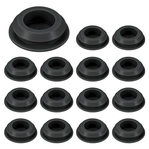 4 عبوات مقابس ثقب السيليكون ، المفاجئة في مقابس ثقب قفل لثقب 30-33 مم ، مستديرة الثقب من المقابس المطاطية المطبخ الحاجز سدادات الختم مقاومة للماء [أسود] in Kuwait