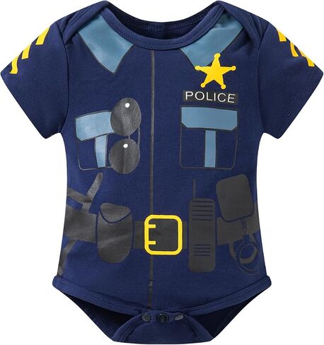 Baby Boys Doctor Cowboy Costume Halloween Cosplay Romper Outfits in Saudi Arabia