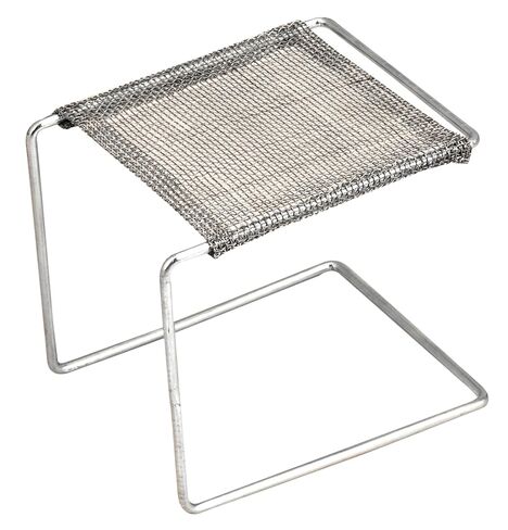 EISCO Wire Mesh Stand for Alcohol Burner - Chrome Plated Steel Wire - 3.5" Tall in Saudi Arabia