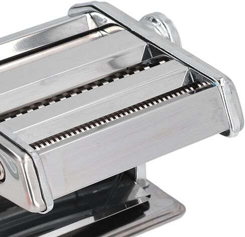 Professional Pasta Maker Machine Adjustable Settings Removable Mini Manual Noodle Machine for Home Noodle Shop Stainless Steel Silver 2684g (150 integral noodle press) in Kuwait