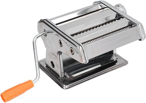 Professional Pasta Maker Machine Adjustable Settings Removable Mini Manual Noodle Machine for Home Noodle Shop Stainless Steel Silver 2684g (150 integral noodle press) in Kuwait